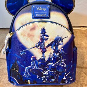 Disney Kingdom Hearts Loungefly Mickey Mini-Backpack Amazon Exclusive NWT Sora